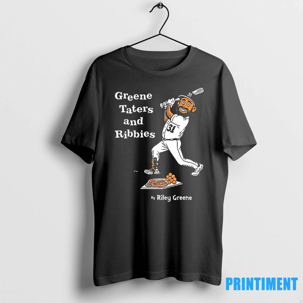 Greene Taters And Ribbies Cartoon Detroit Tigers Tshirts Sweater