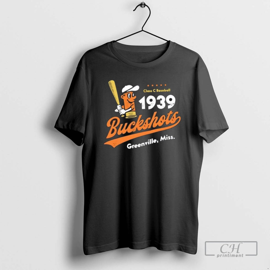 Greenville Buckshots Mississippi Vintage Defunct Baseball Teams T Shirts