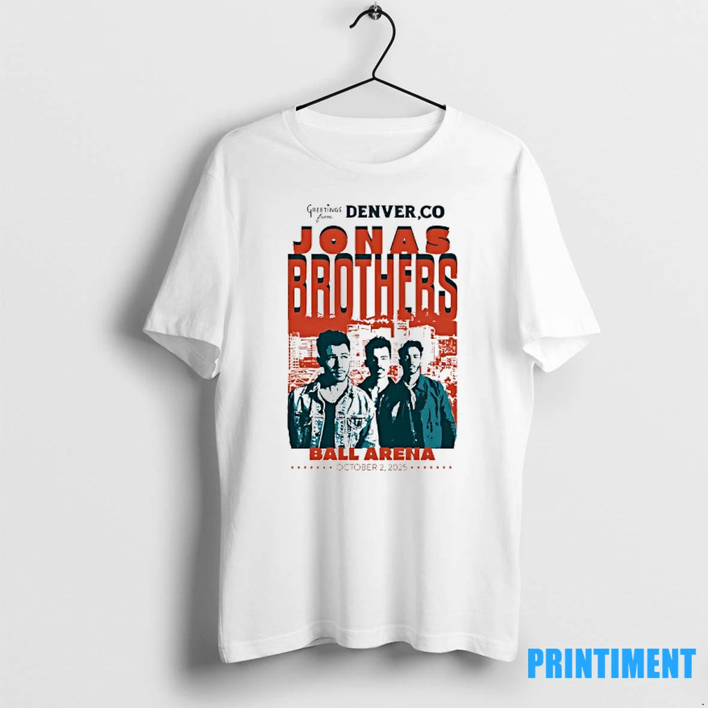 Greetings From Denver Co Jonas Brothers Ball Arena October 2025 Tshirts Sweater
