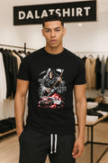 Grim Reaper Scythe 666 1312 Burning Police Car shirt