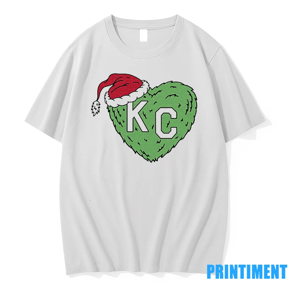 Grinch Kc Heart Christmas Tshirts Sweater