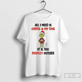 Grinch Santa Hat All I Need Is Coffee And My Dog It Is Too Peopley