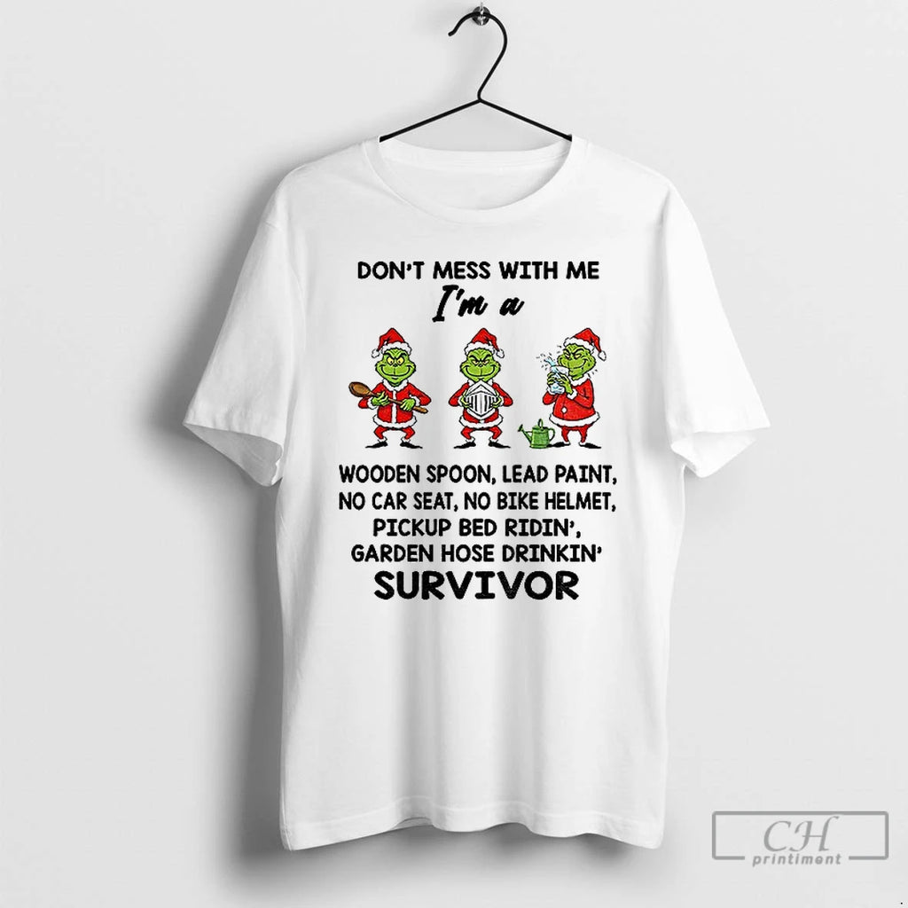 Grinch Dont Mess With Me Im A Wooden Spoon Lead Paint No Car Seat No