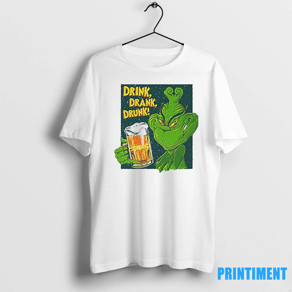 Grinch Drink Drank Drunk Beer Tshirts Sweater