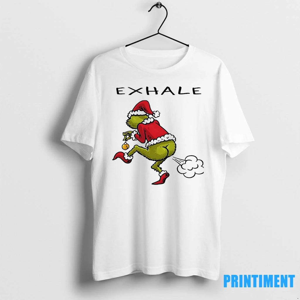 Grinch Exhale Christmas Christmas Tshirts Sweater