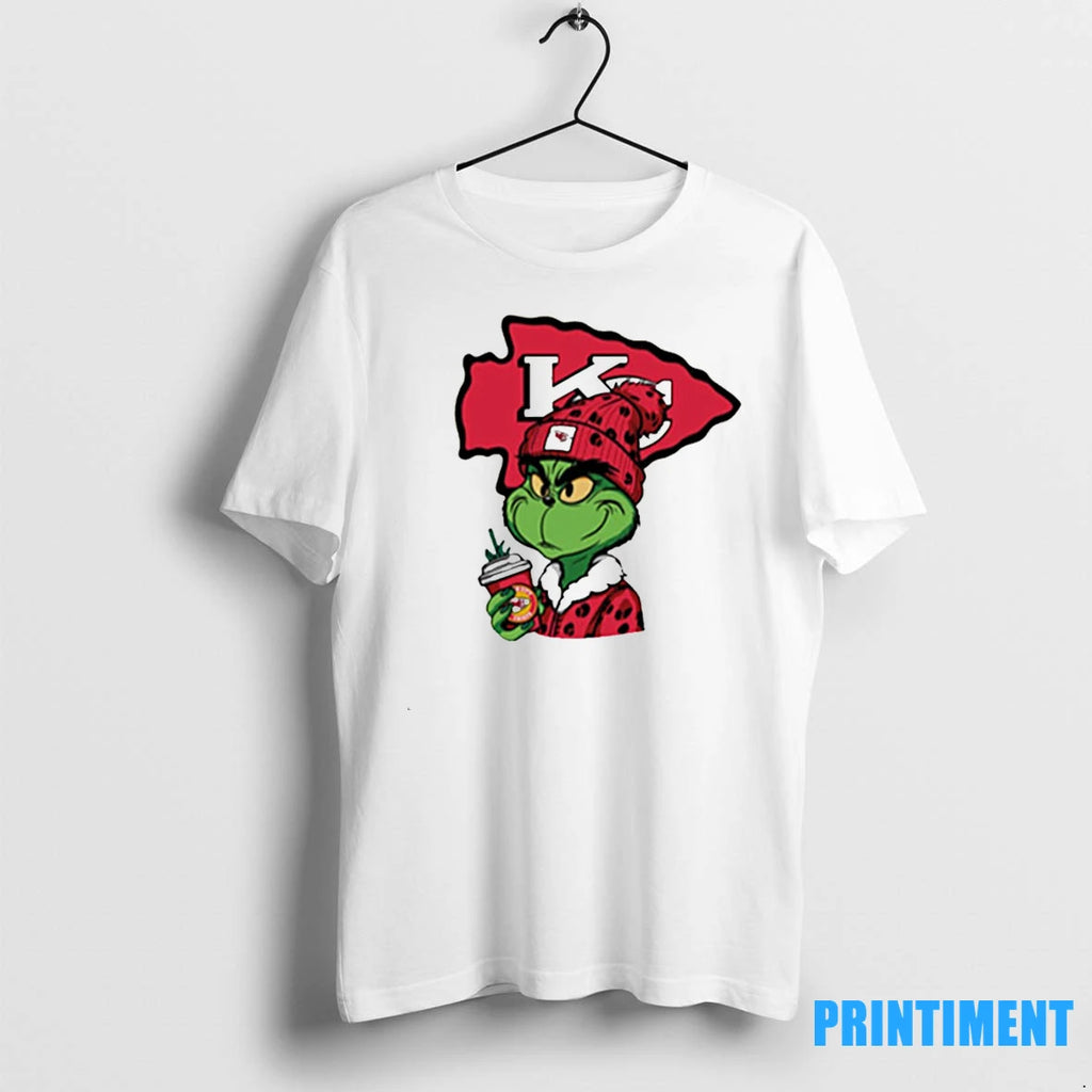 Grinch Leopard Salvageable Kansas City Chiefs Tshirts Sweater