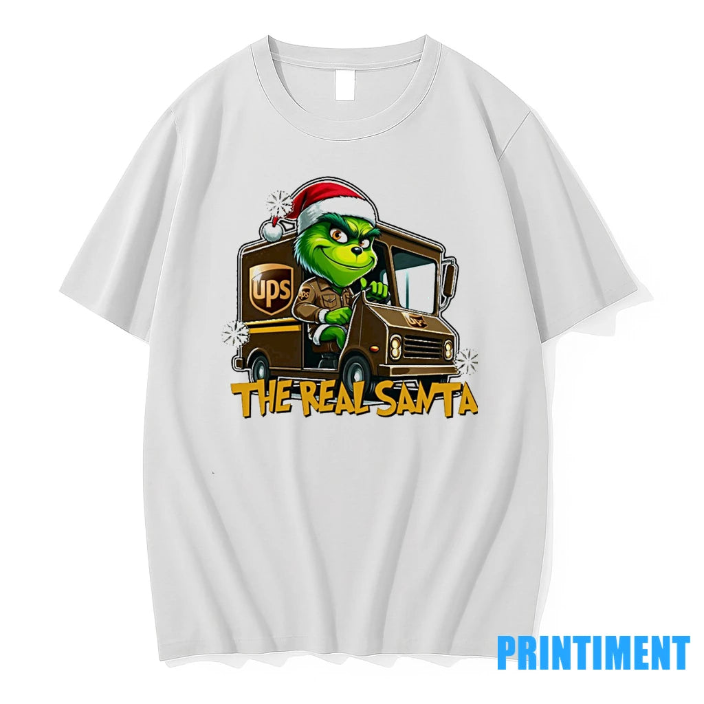 Grinch The Real Santa Ups Tshirts Sweater