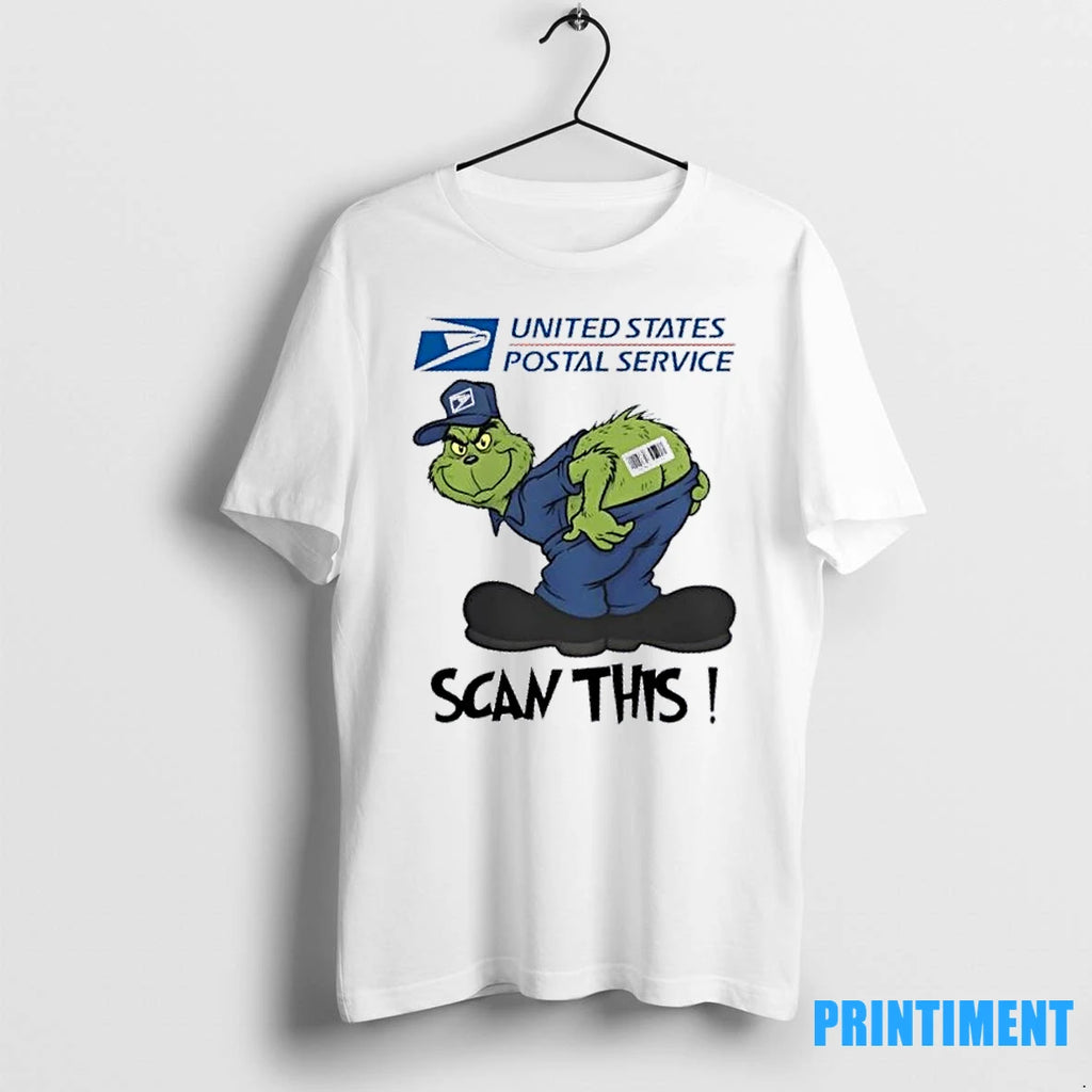 Grinch X Usps Scan This Tshirts Sweater