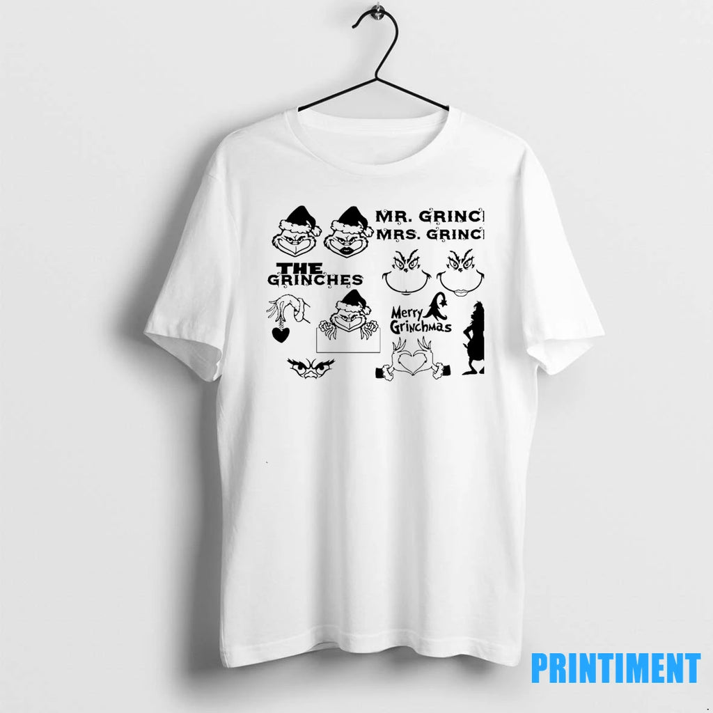 Grinchy Mr Mrs Festive Grinchmas Christmas Tshirts Sweater