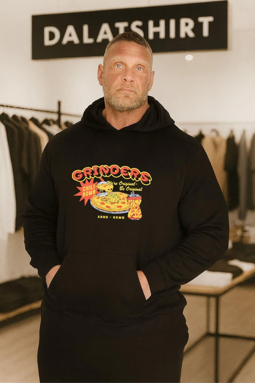 Grinders Chili Bomb We’re Original Be Original Pizza shirt