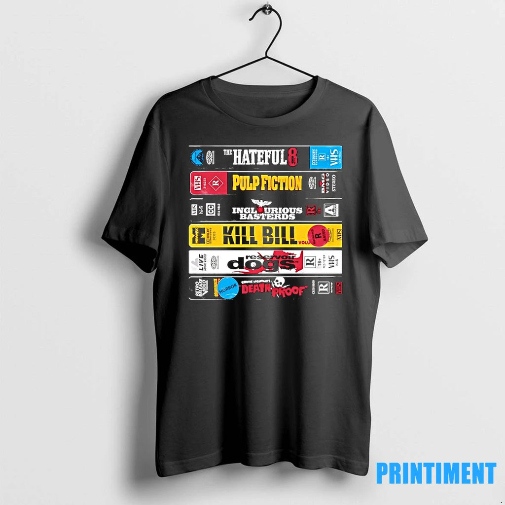 Grindhouse Grit A Stack Of Tarantino Video Tapes Tshirts Sweater