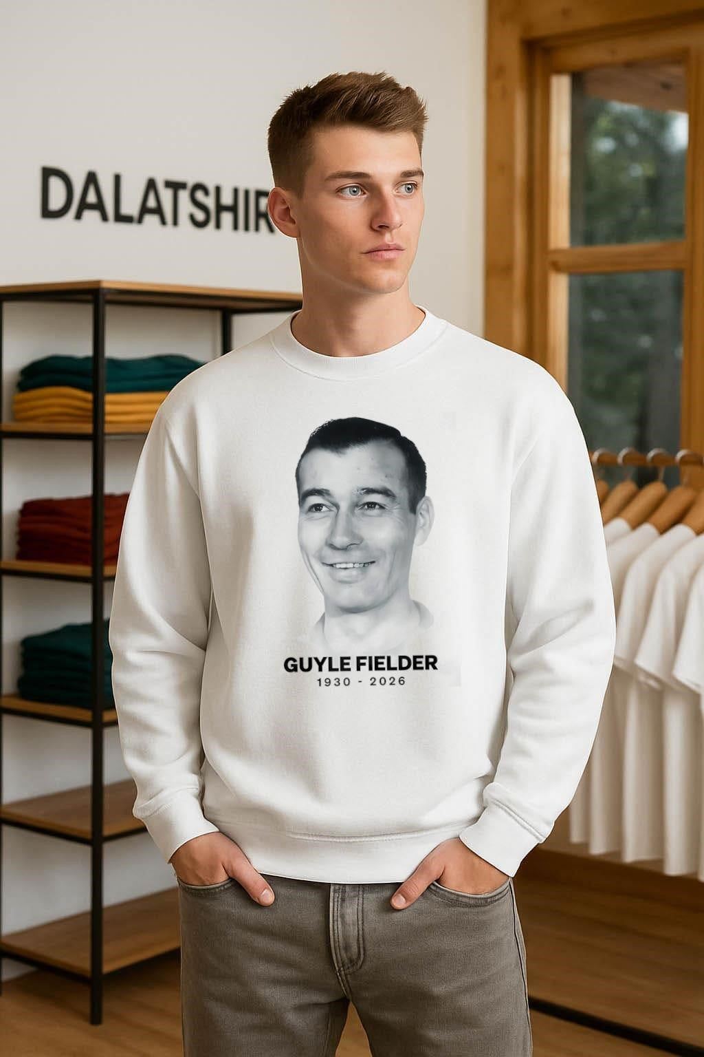 Guyle Fielder 1930 – 2026 hockey legend memorial shirt
