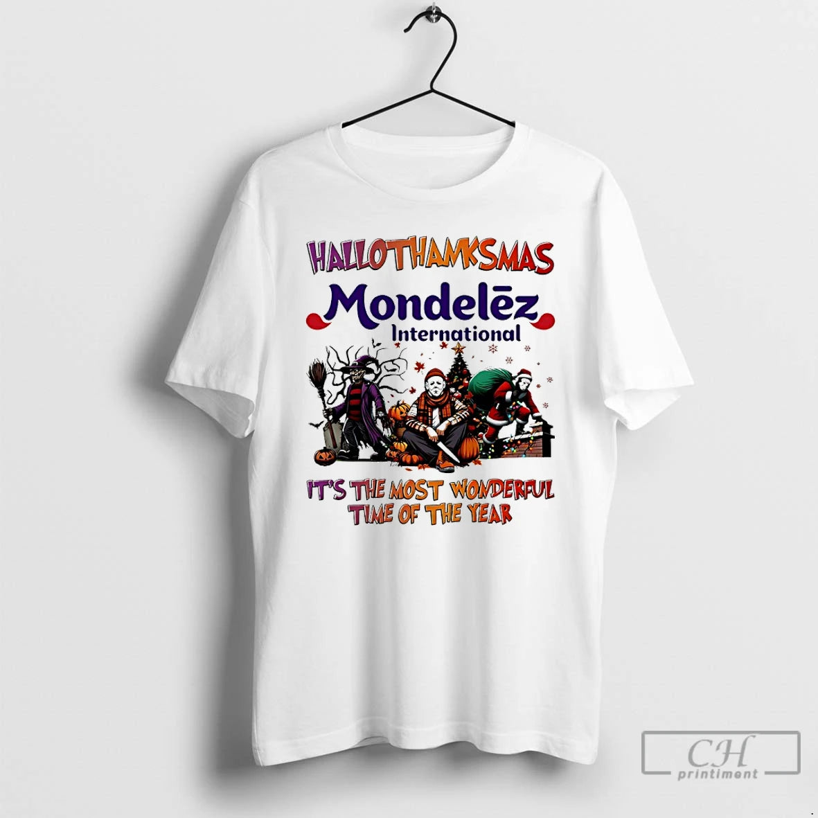 Halloween Movies Mondelez International Hallothanksmas Its The Most Wonderful Time Of The Year T Shirts