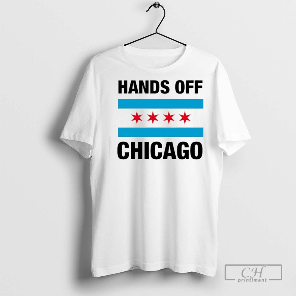 Hands Off Chicago Logo T Shirts