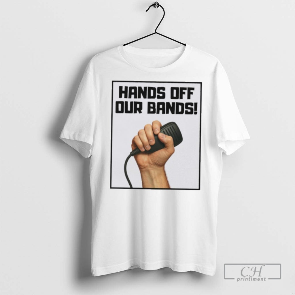 Hands Off Our Bands Ham Radio T Shirts