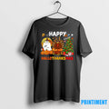 Happy Hallothanksmas Halloween Thanksgiving Christmas Tshirts Sweater