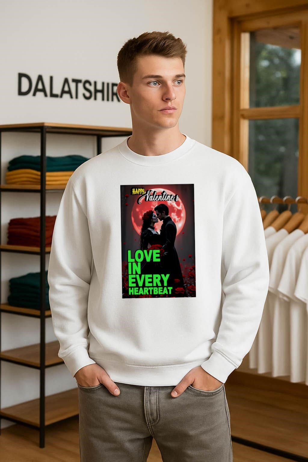 Happy Valentine Love In Every Heartbeat shirt