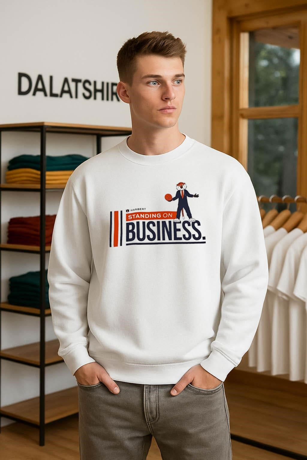 Harbert Standing On Business Auburn Tigers Basketball Mascot shirt