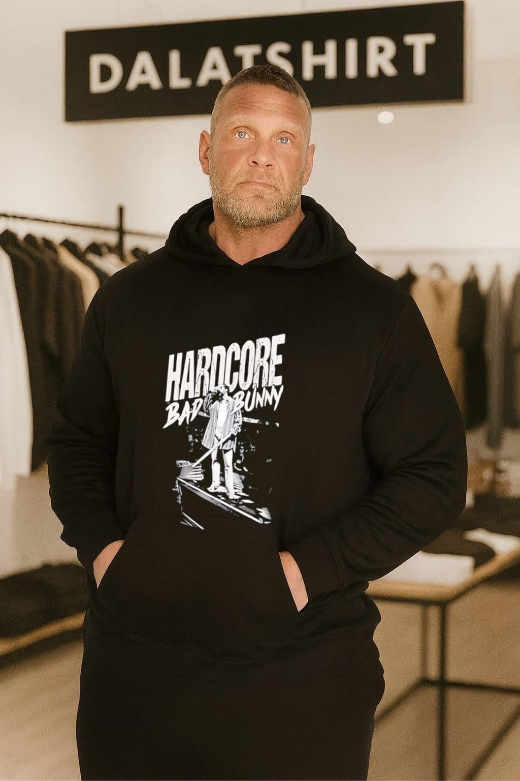 Hardcore Bad Bunny Music Artist Performance Sketch shirt