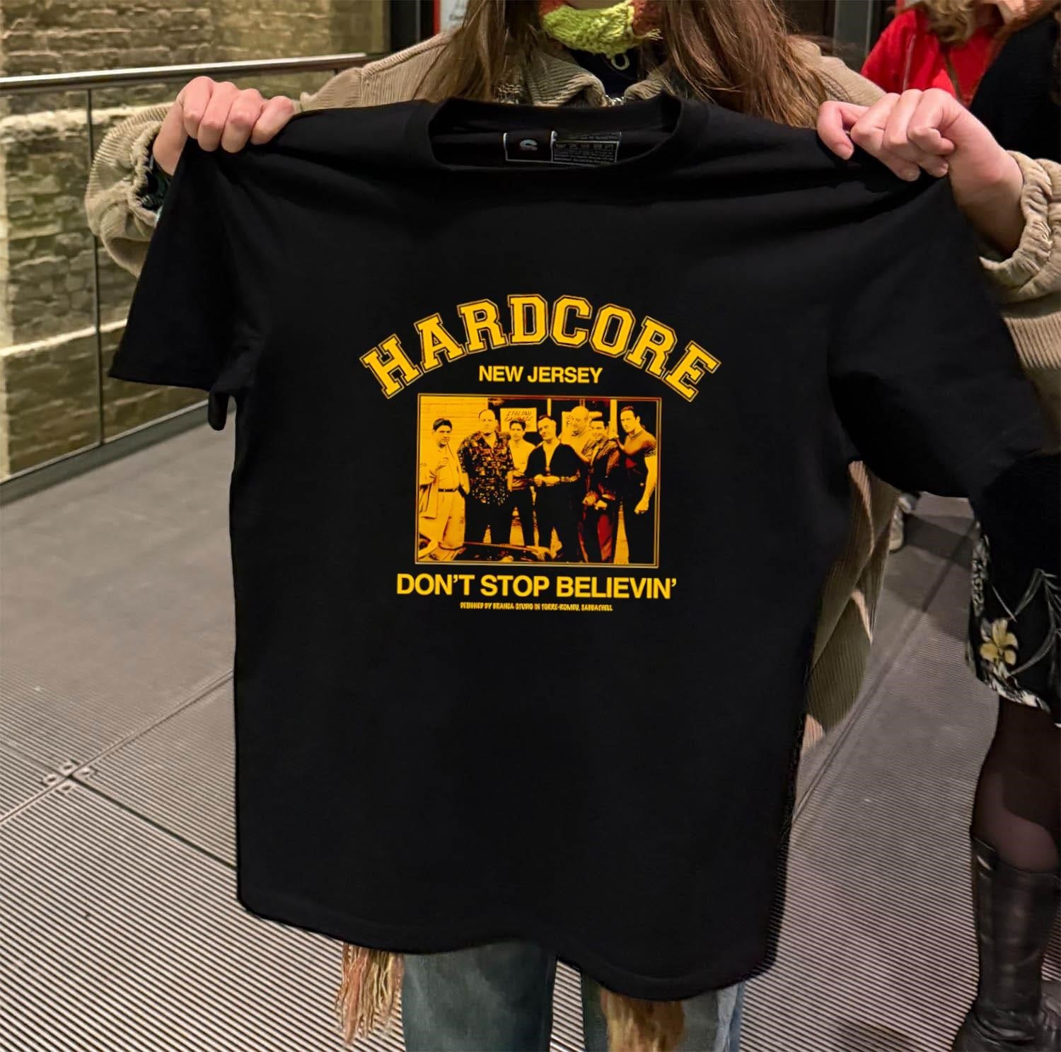 Hardcore New Jersey Don’t Stop Believin’ Sopranos Cast shirt