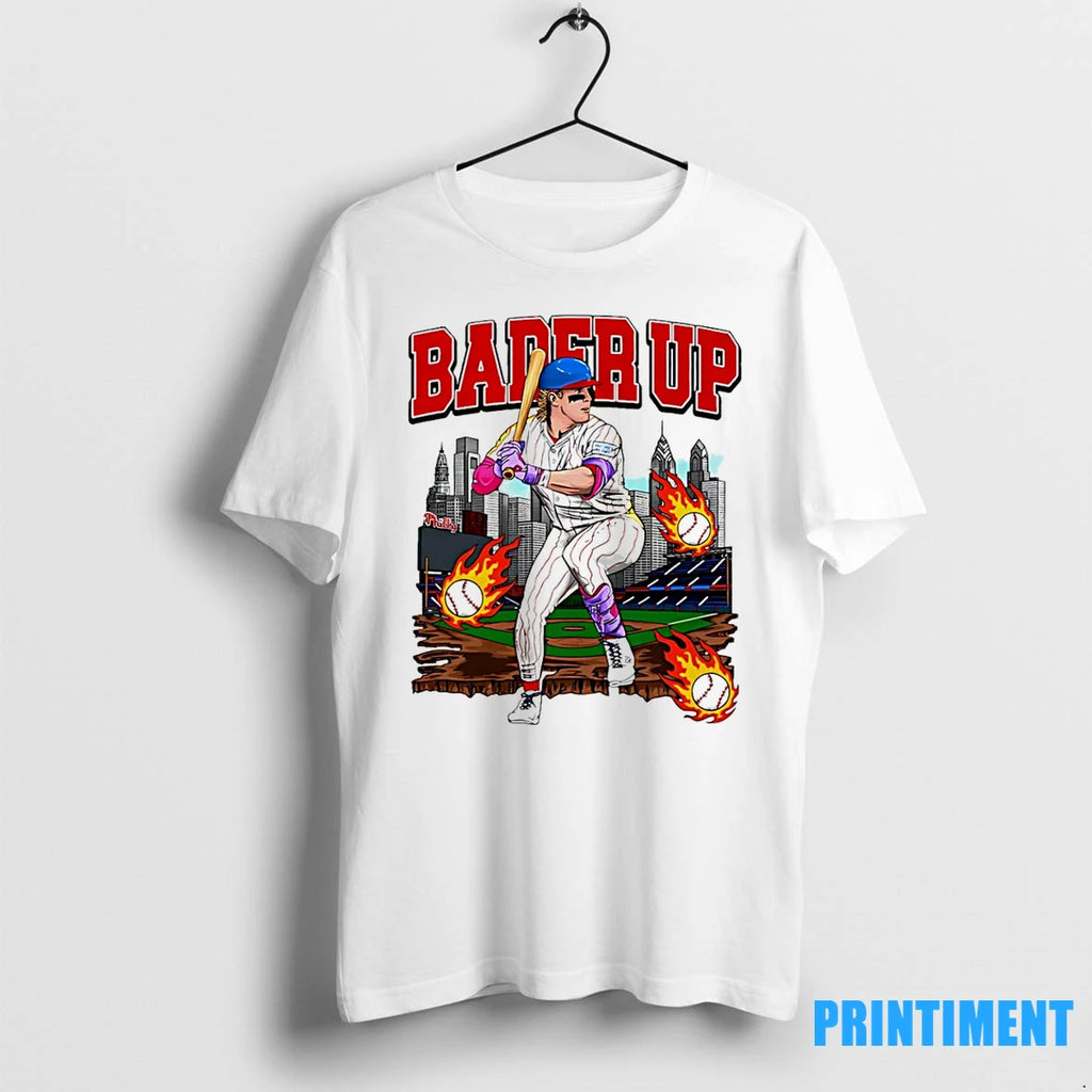 Harrison Bader Bader Up Philadelphia Phillies Graphic Tshirts Sweater