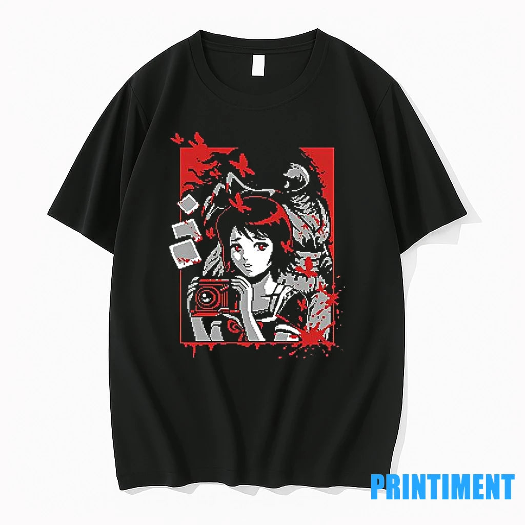 Haunted Village Pixel Art Classic Tshirts Sweater