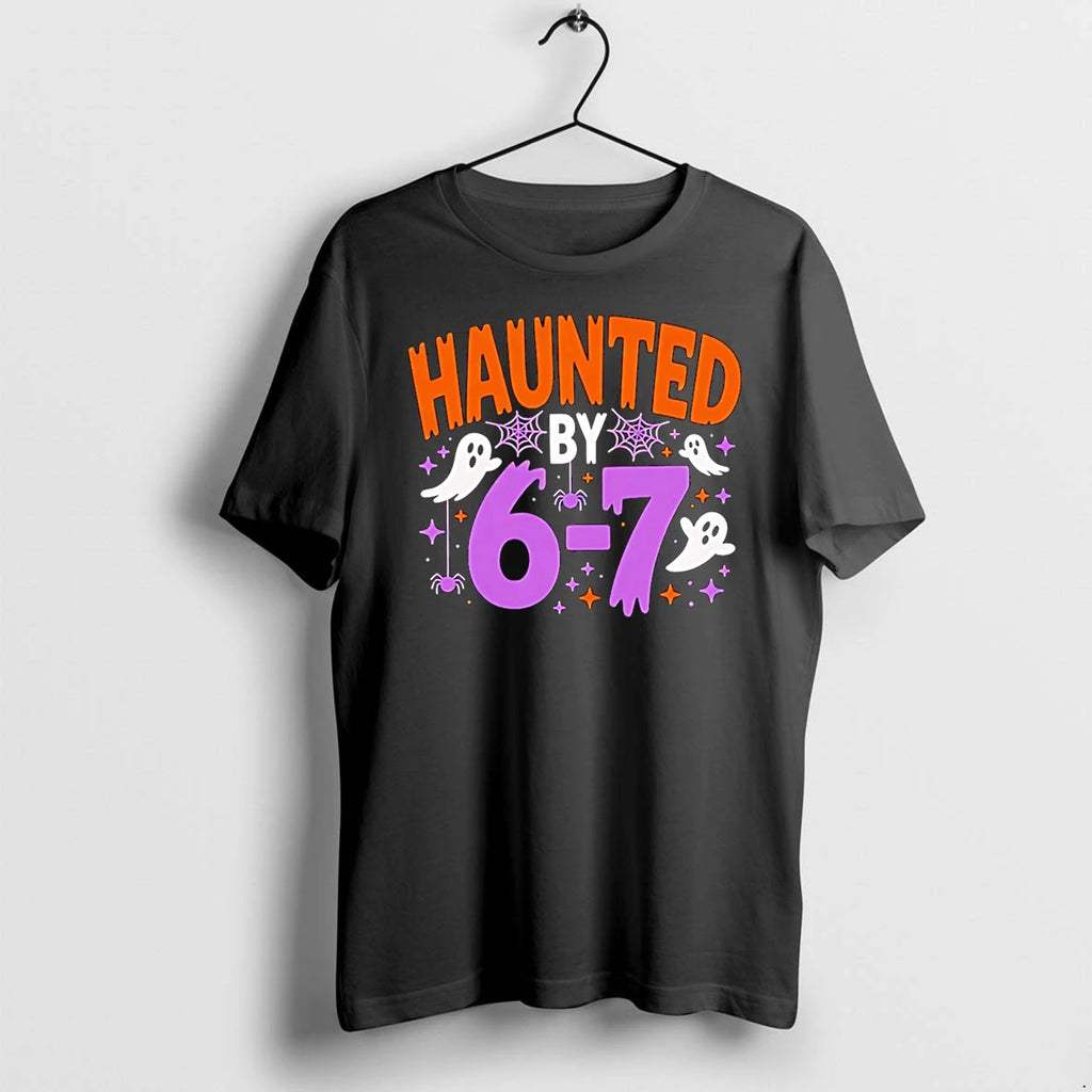Haunted By Six Seven Spooky Halloween Tshirts Sweater