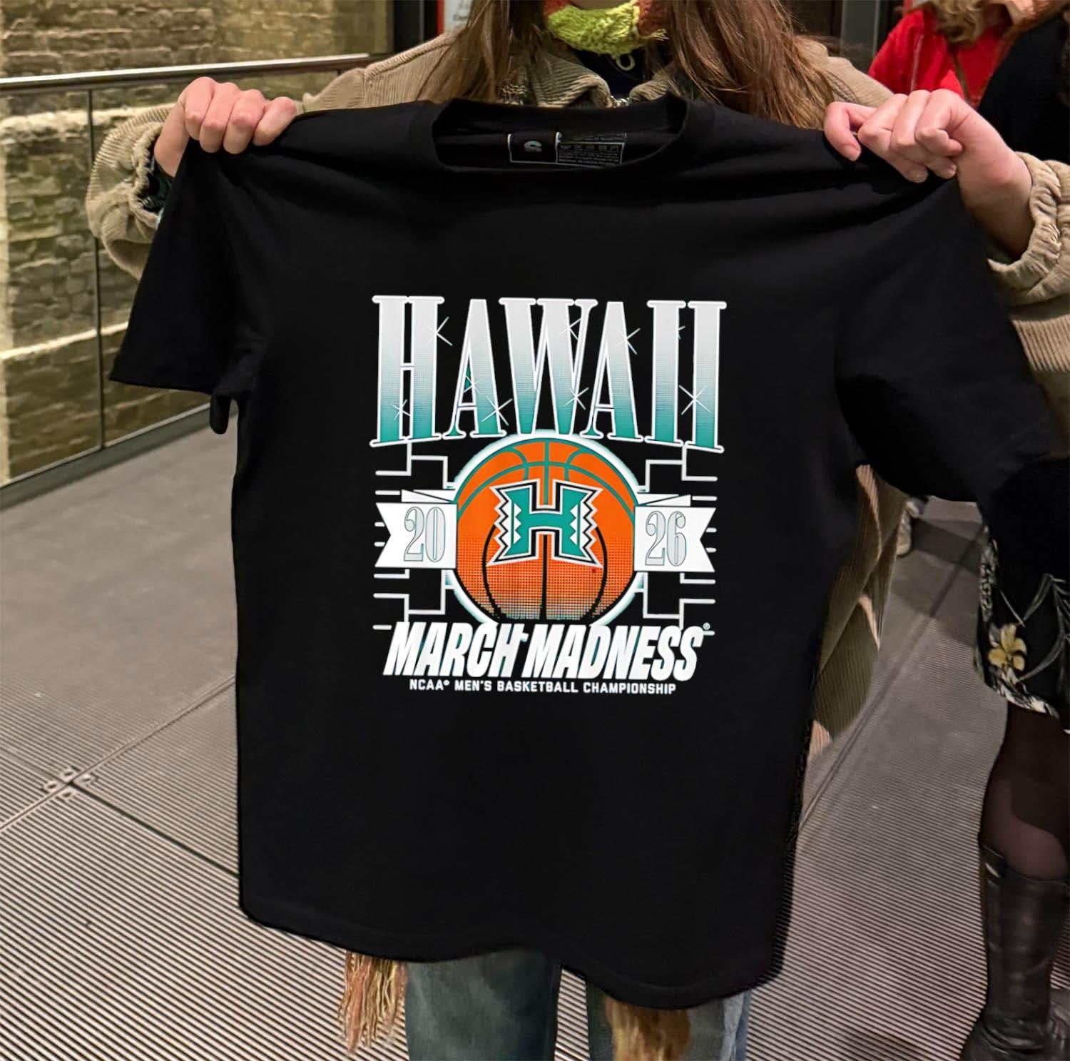 Hawaii Rainbow Warriors MBB 2026 March Madness NCAA Men’s Basketball Championship shirt