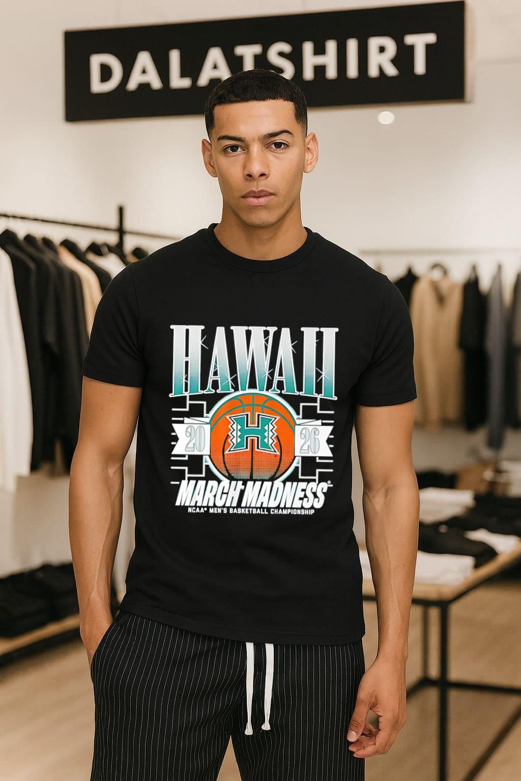 Hawaii Rainbow Warriors MBB 2026 March Madness NCAA Men’s Basketball Championship shirt