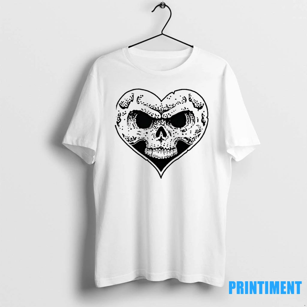 Heartskull Ribbed Tshirts Sweater