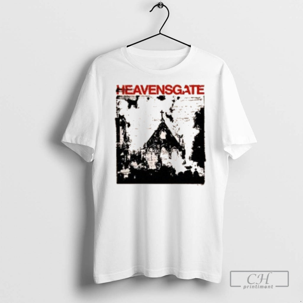 Heavensgate My Place Of Worship Adorned Vermillion Red Angel Hymns T Shirts