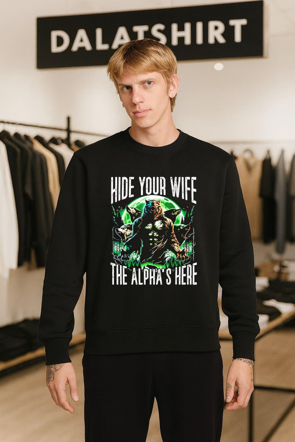 Hide Your Wife The Alpha’s Here Werewolf Pack shirt