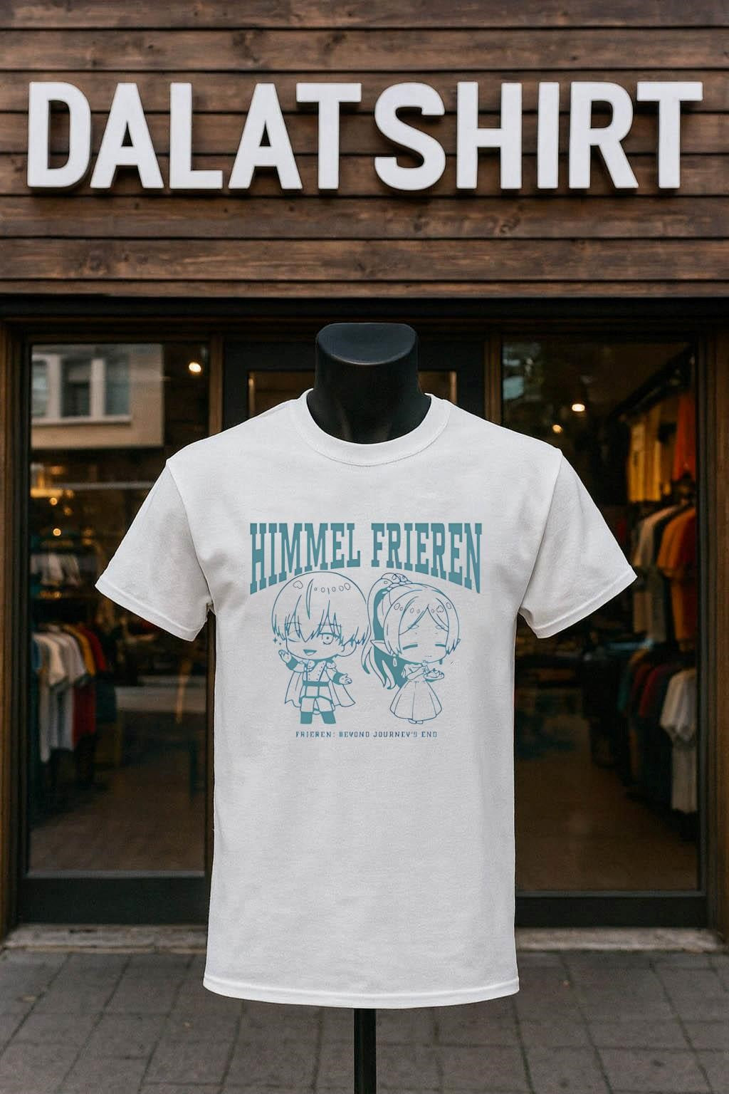 Himmel Frieren Beyond Journey’s End Anime Chibi Characters shirt
