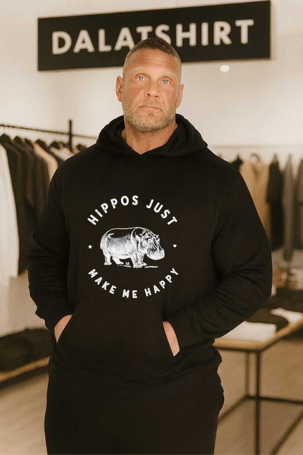 Hippos Just Make Me Happy shirt