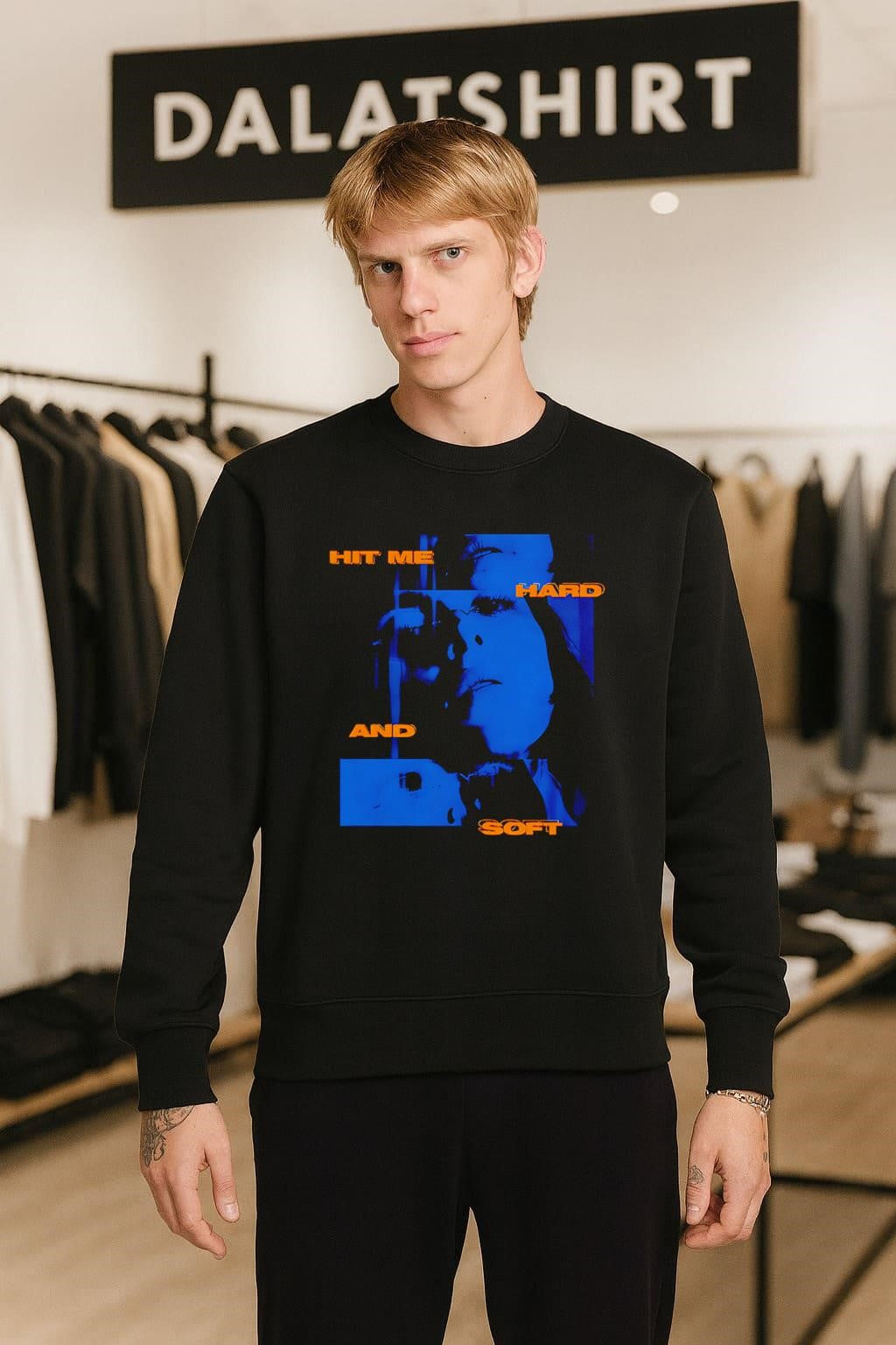Hit Me Hard And Soft Billie Eilish Blue shirt