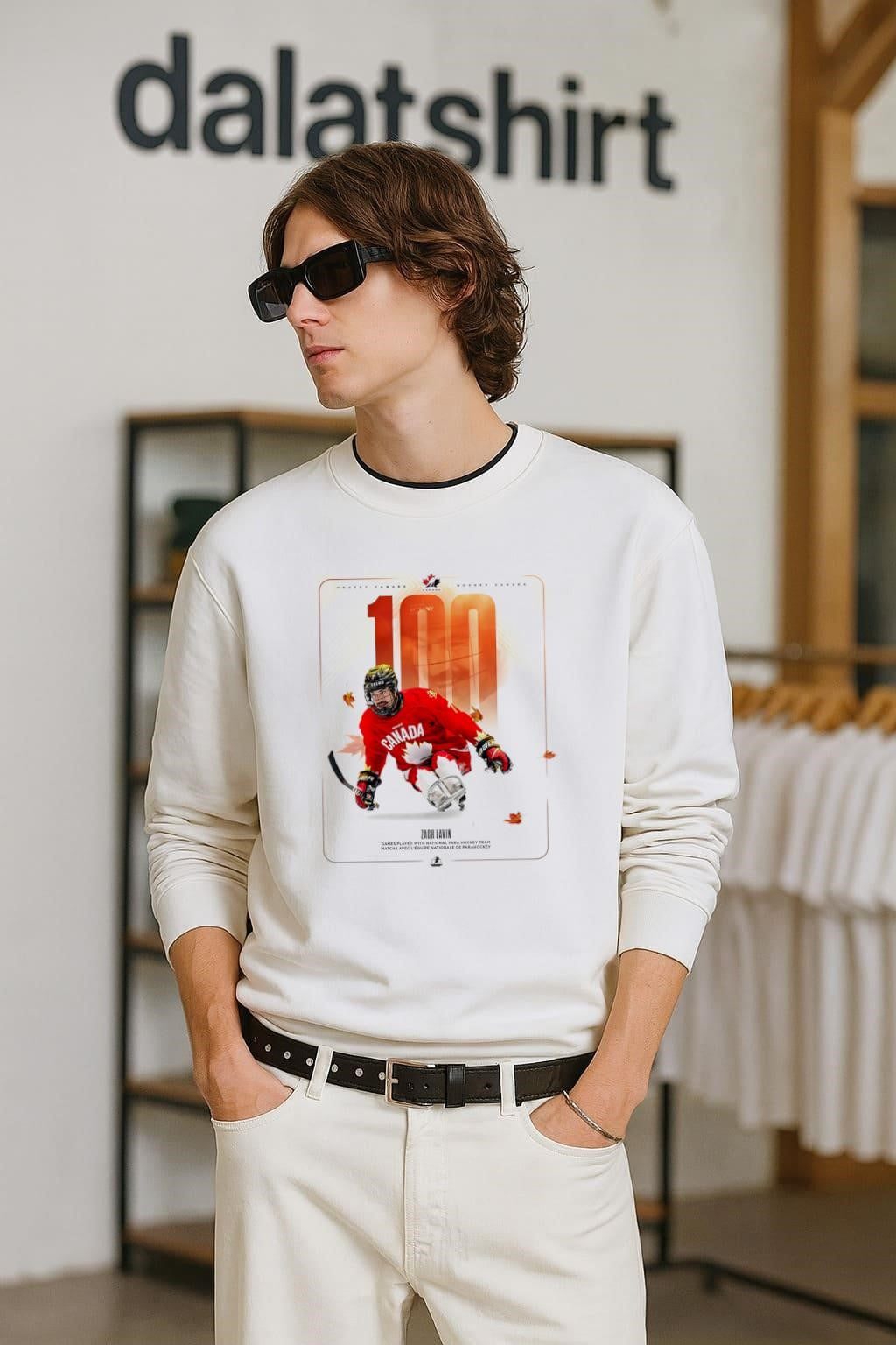 Hockey Canada Zach Lavin 100 Games Para Hockey shirt