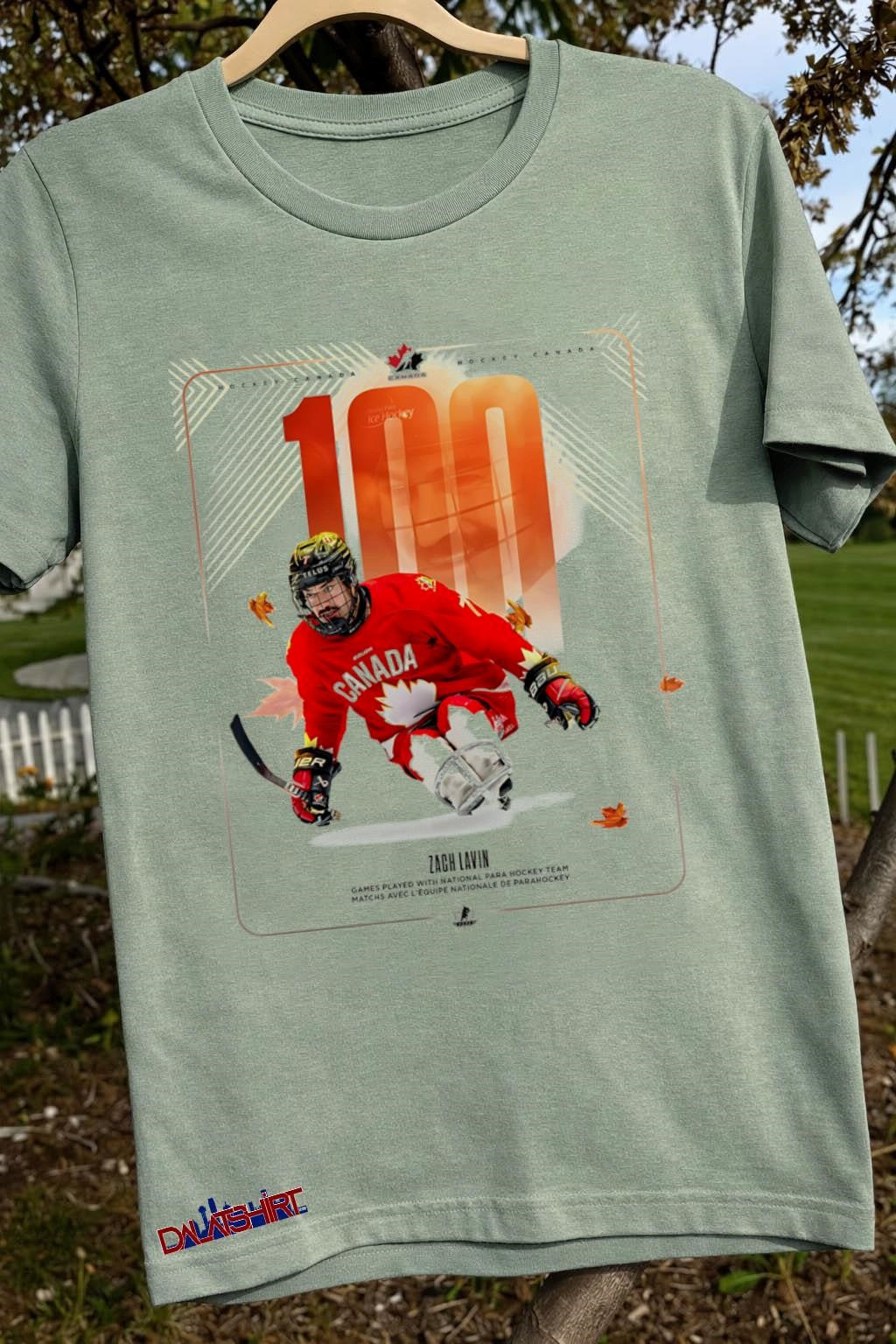 Hockey Canada Zach Lavin 100 Games Para Hockey shirt