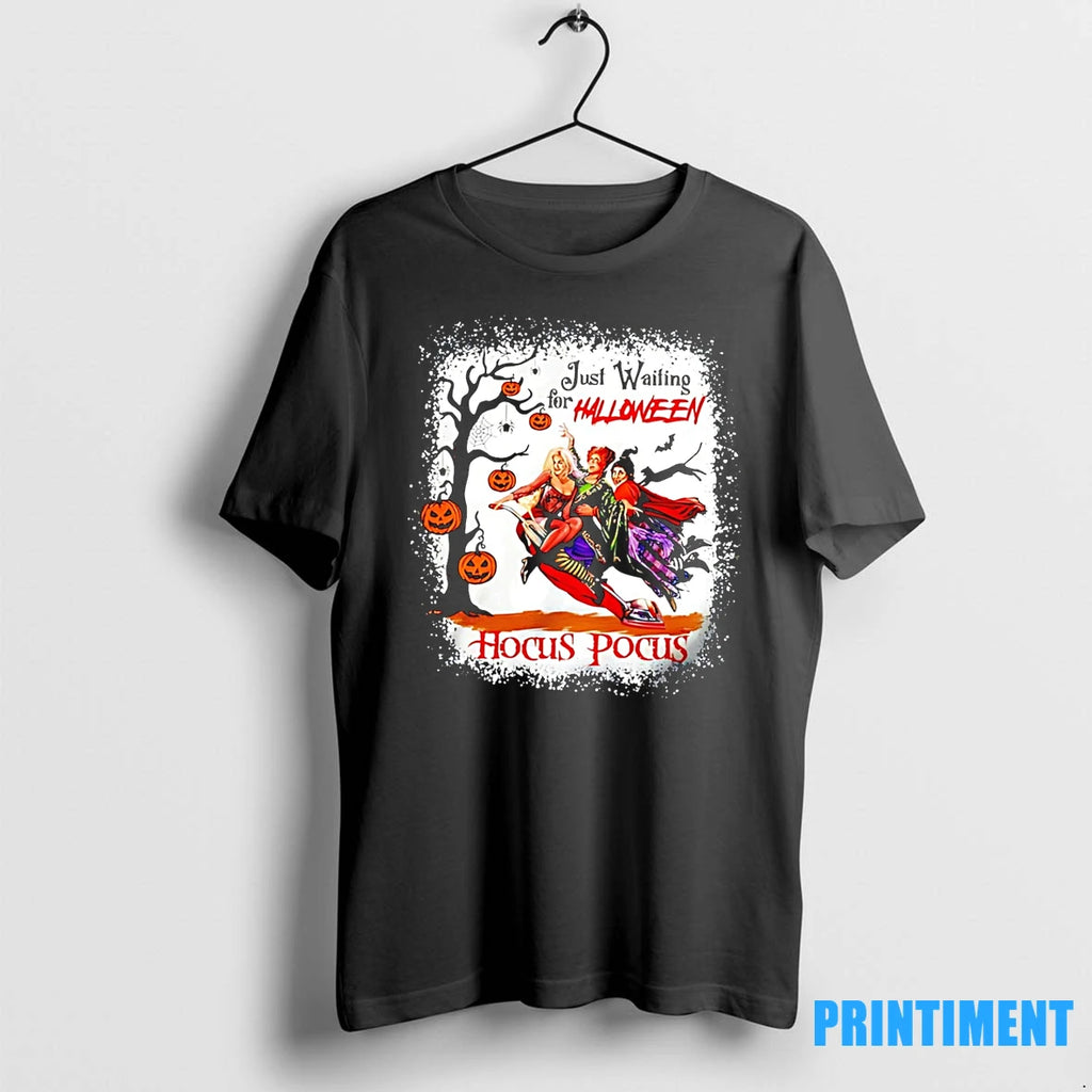 Hocus Pocus Just Waiting For Halloween 2025 Tshirts Sweater