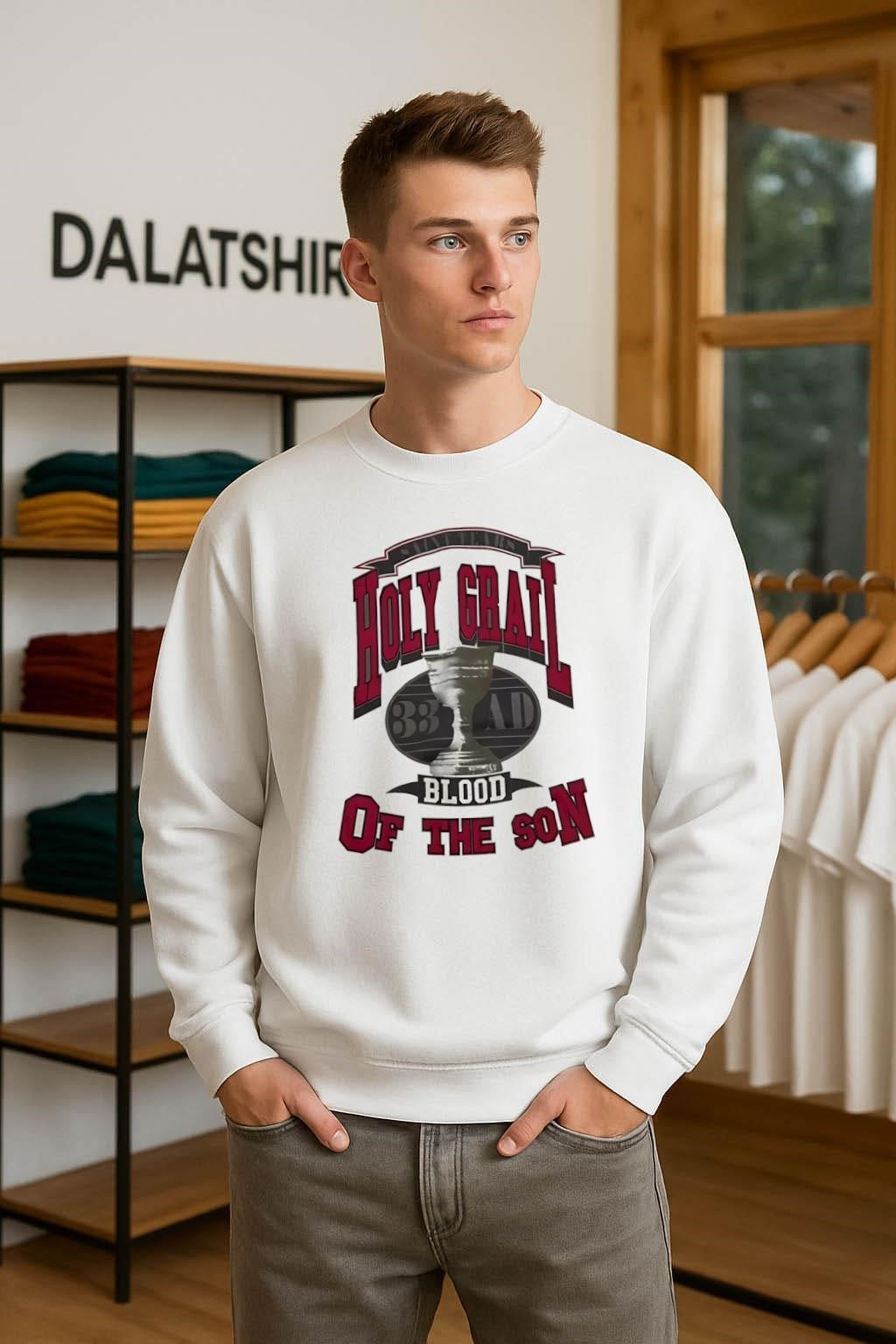 Holy Grail 33 AD Blood of the Son Religious shirt