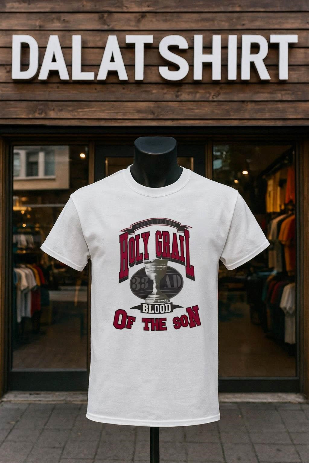 Holy Grail 33 AD Blood of the Son Religious shirt