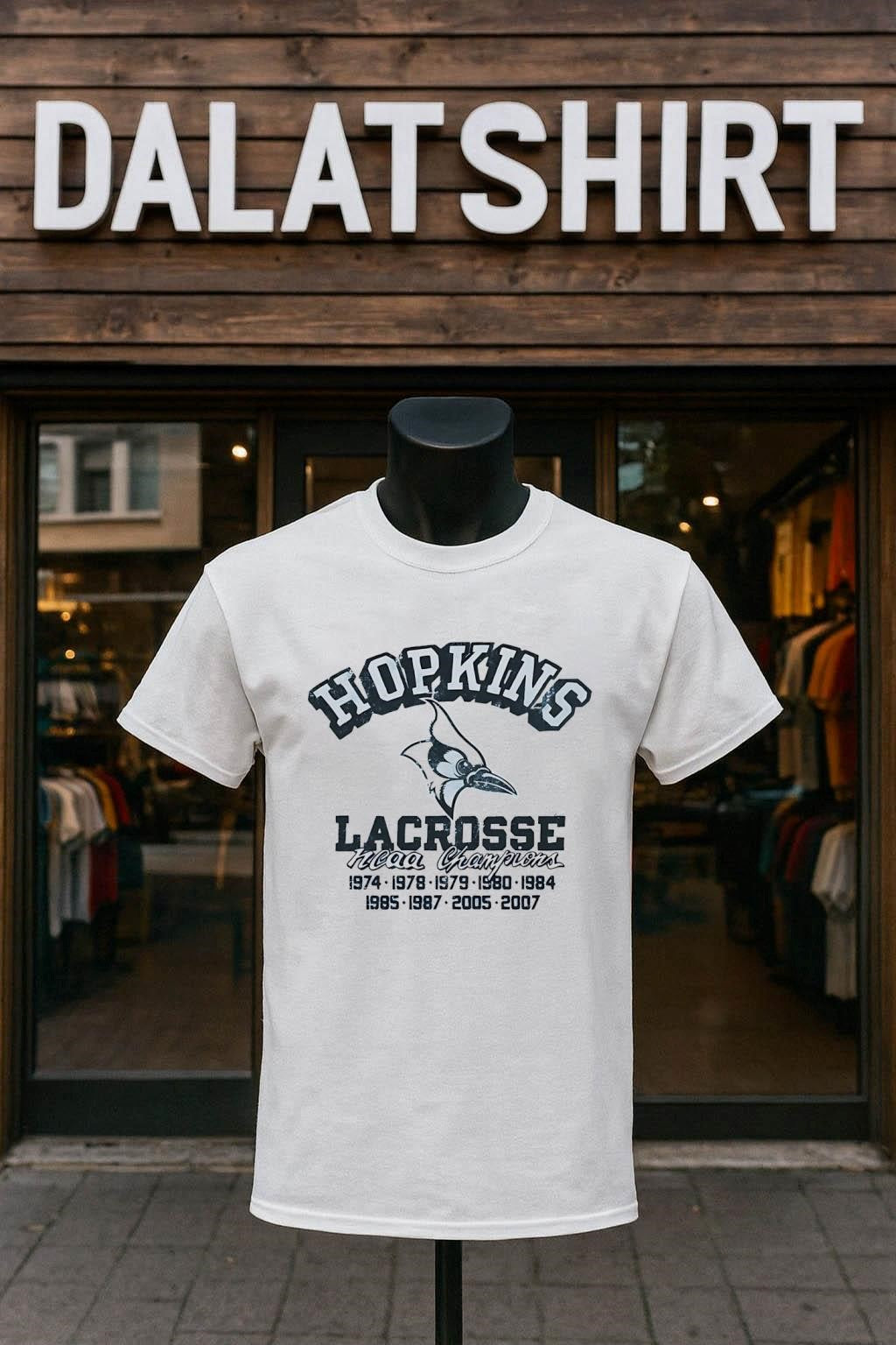 Hopkins Lacrosse NCAA Champions Blue Jays Bird Logo shirt