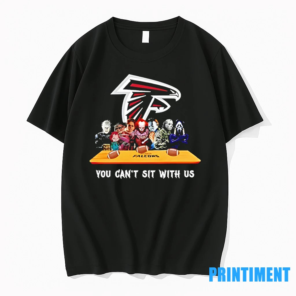 Horror Movie Characters You Cant Sit With Us Atlanta Falcons Halloween Tshirts Sweater