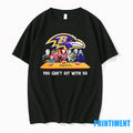 Horror Movie Characters You Cant Sit With Us Baltimore Ravens Halloween Tshirts Sweater