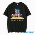 Horror Movie Characters You Cant Sit With Us Detroit Tigers Halloween Tshirts Sweater