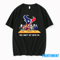 Horror Movie Characters You Cant Sit With Us Houston Texans Halloween Tshirts Sweater