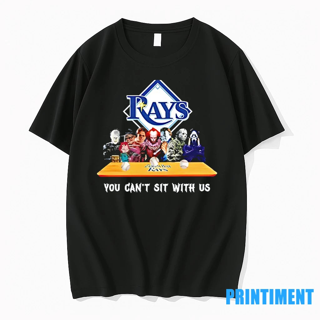Horror Movie Characters You Cant Sit With Us Tampa Bay Rays Halloween Tshirts Sweater