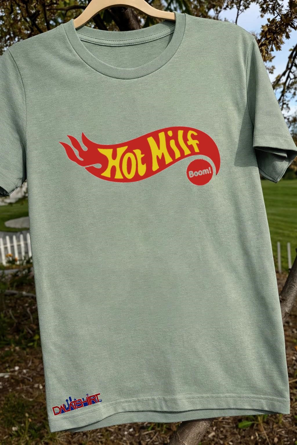 Milf Boom Racing Flame Logo shirt