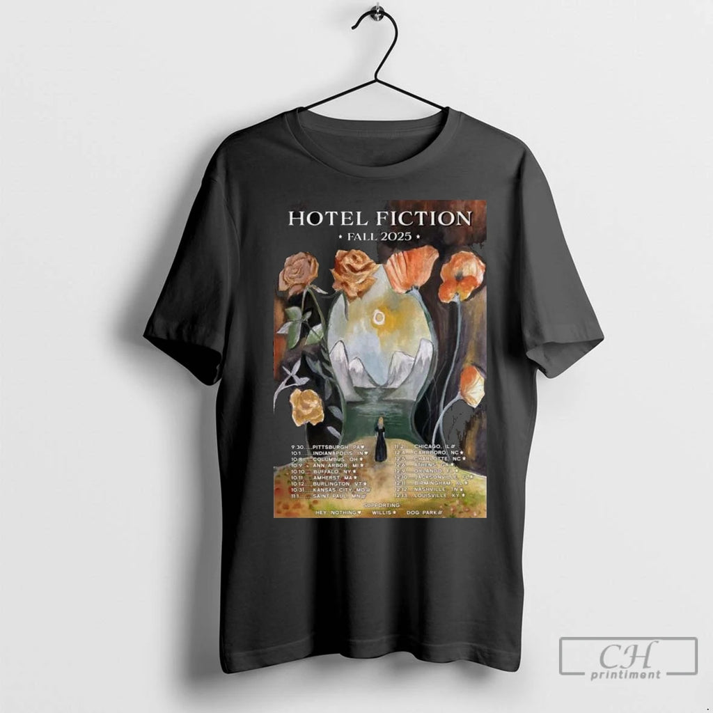 Hotel Fiction 2025 Fall Tour Long Sleve T Shirts