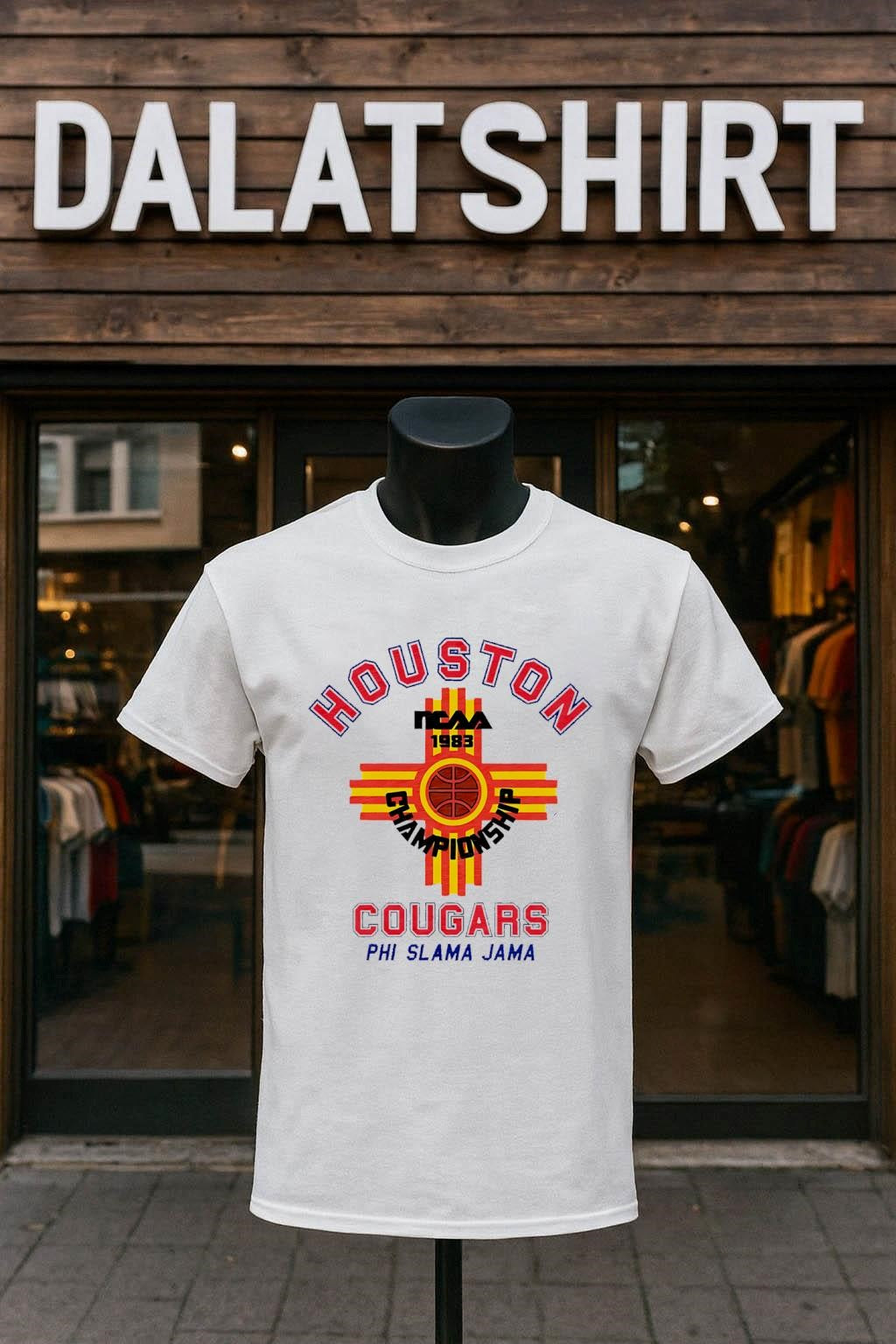 Houston NCAA 1983 Championship Phi Slama Jama Cougars shirt