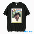 Houston Oilers Earl Campbell Trading Card Tshirts Sweater